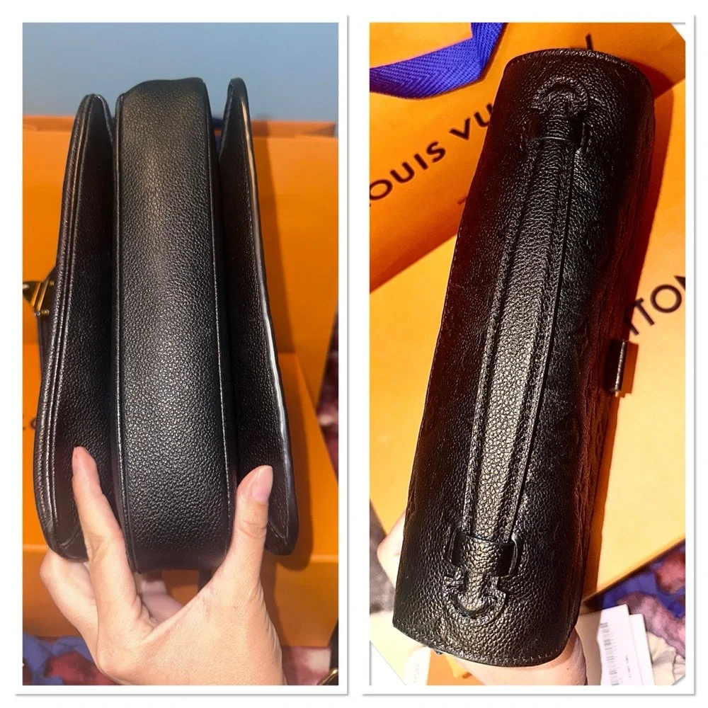 🎉 FULL COMPLETE SET! Louis Vuitton Black Empreinte Pochette Metis Crossbody - Picture 7 of 15